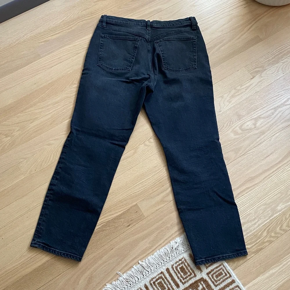 Mango Claudia Jeans - Slim + Cropped - Black Denim - Picture 4 of 6